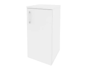 Шкаф низкий узкий правый (1 низкий фасад ЛДСП) 400x420x823 Оникс / Onix images