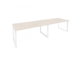 Стол переговорный (2 столешницы) на О-образном м/к 3160x980x750 Onix images