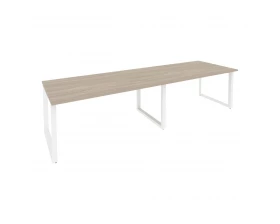 Стол переговорный (2 столешницы) на О-образном м/к 3160x980x750 Onix images