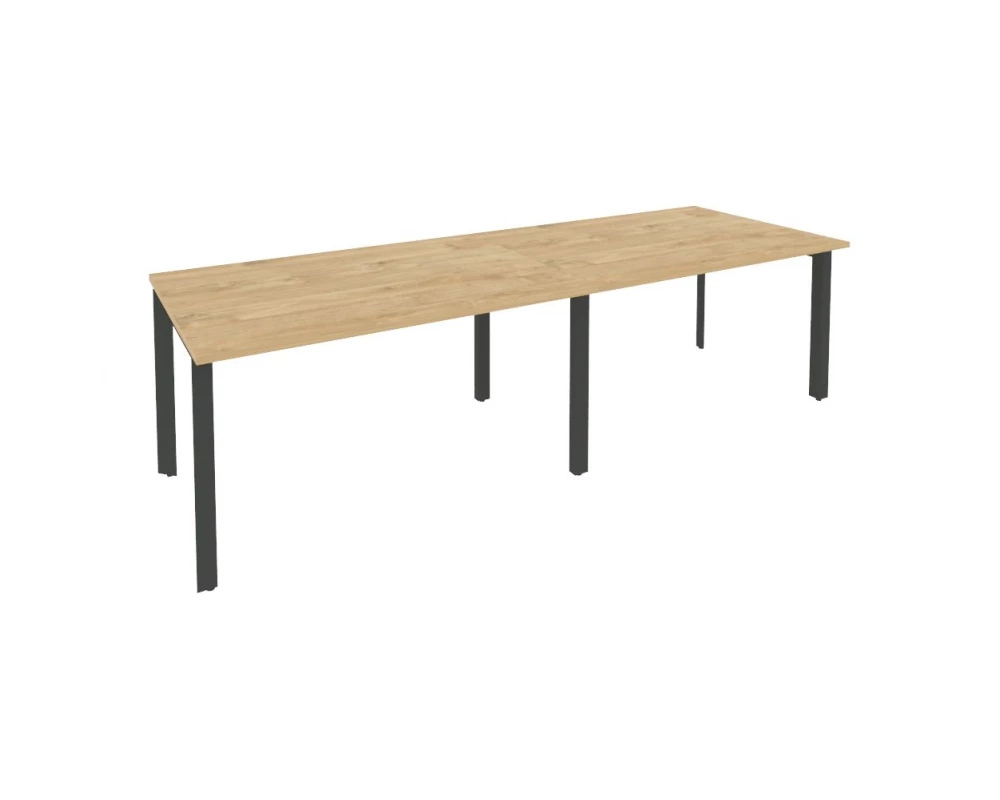 Стол переговорный (2 столешницы) на П-образном м/к 2760x980x750 Onix