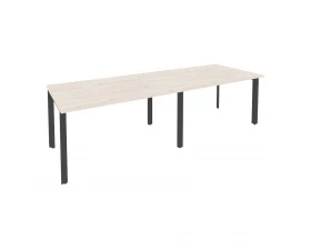 Стол переговорный (2 столешницы) на П-образном м/к 2760x980x750 Onix images
