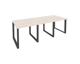 Стол переговорный (3 столешницы) на О-образном м/к 2340x980x750 Onix images