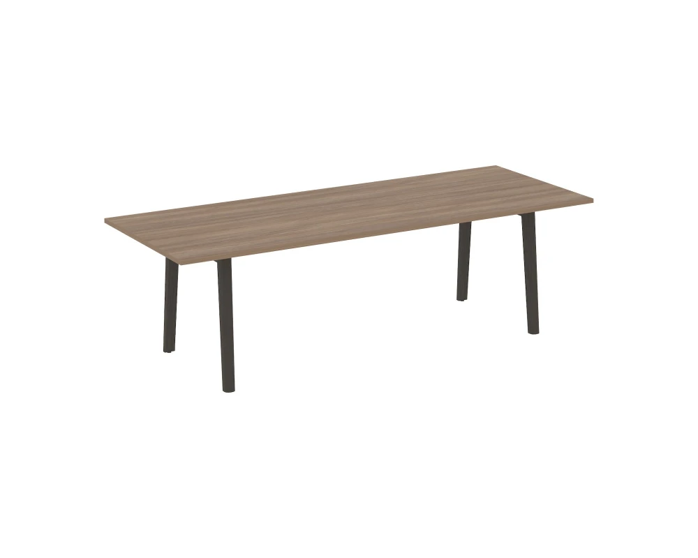 Стол переговорный, опоры - массив дерева 258x98x75 Оникс Вуд Директ / Onix Wood Direct