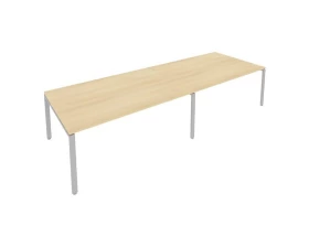 Переговорный стол (2 столешницы) на П-образном м/к 360x123,5x75 Metal System images