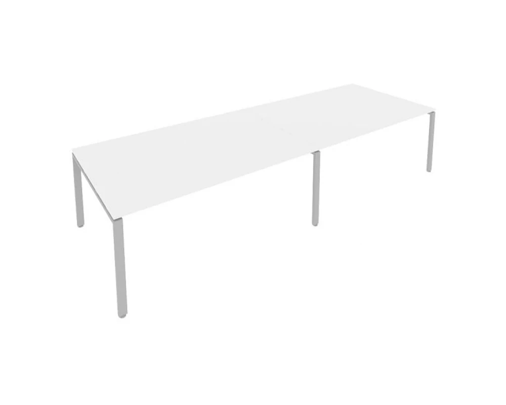 Переговорный стол (2 столешницы) на П-образном м/к 360x123,5x75 Metal System