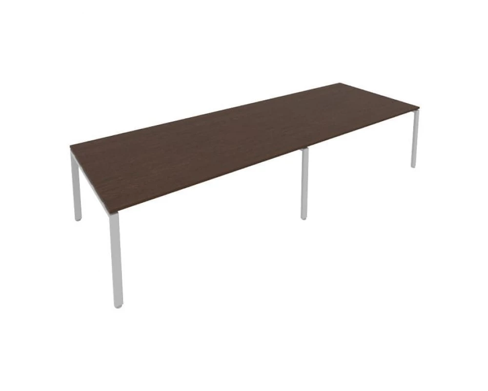 Переговорный стол (2 столешницы) на П-образном м/к 360x123,5x75 Metal System