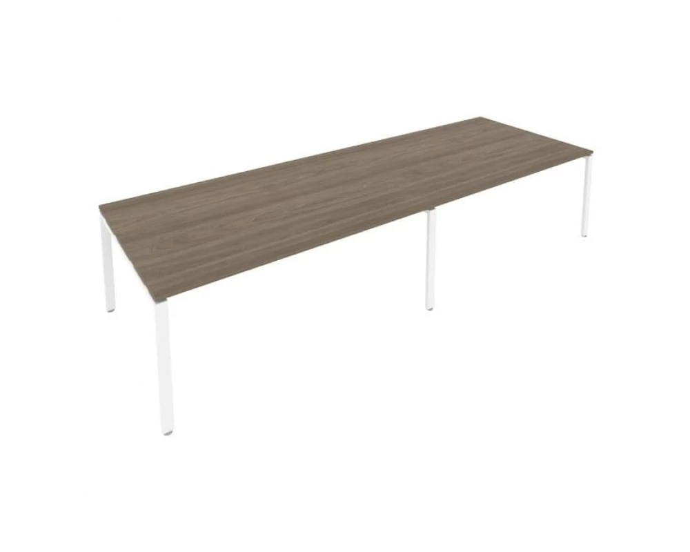 Переговорный стол (2 столешницы) на П-образном м/к 360x123,5x75 Metal System