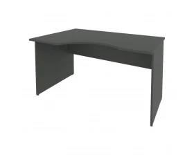 Офисный стол криволинейный левый 1400x900x755 Riva images