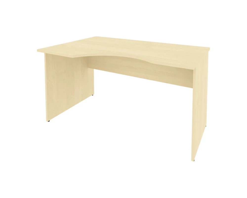 Офисный стол криволинейный левый 1400x900x755 Riva