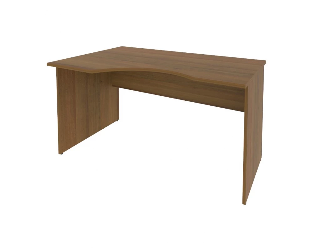 Офисный стол криволинейный левый 1400x900x755 Riva