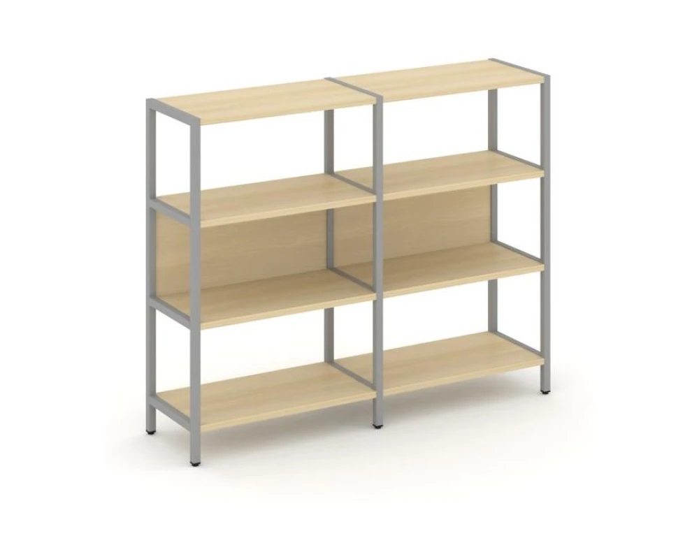 Двухсекционный стеллаж трехярусный Шелф Систем / Shelf System