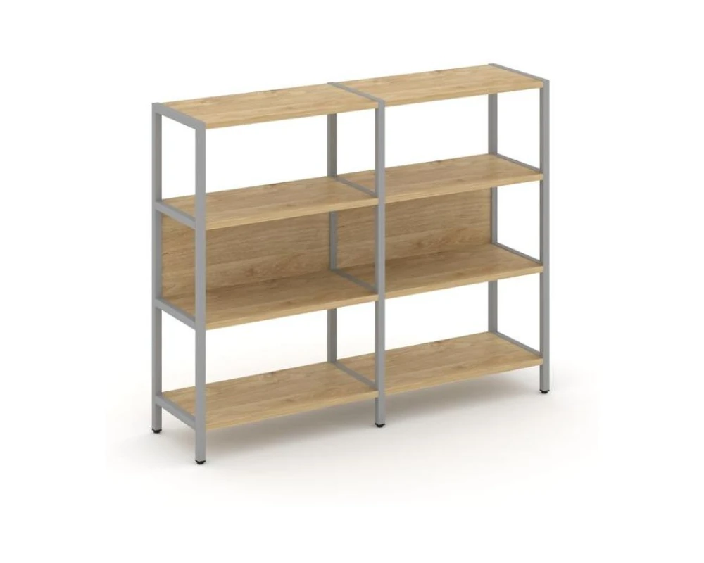 Двухсекционный стеллаж трехярусный Шелф Систем / Shelf System