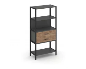 Односекционный стеллаж четырехярусный с ящиками 810х400х1613 Shelf System images