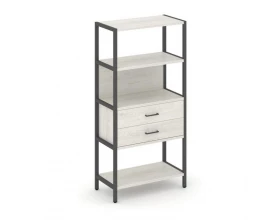 Односекционный стеллаж четырехярусный с ящиками 810х400х1613 Shelf System images