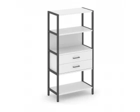 Односекционный стеллаж четырехярусный с ящиками 810х400х1613 Shelf System images