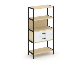 Односекционный стеллаж четырехярусный с ящиками 810х400х1613 Shelf System images