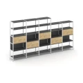 Антрацит/Тиквуд светлый/Белый
