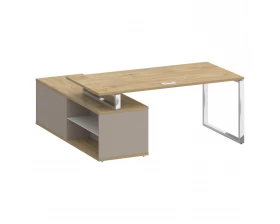 Стол для руководителя с опорной греденцией, правый 180 Shift images