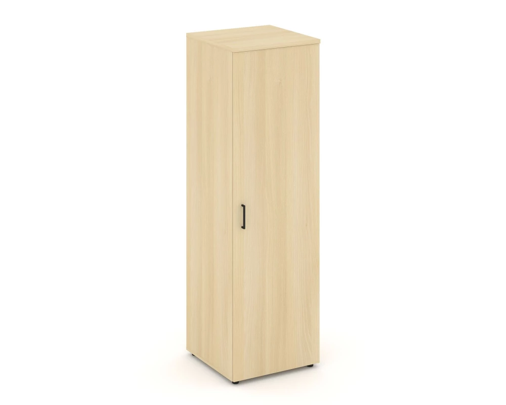 Гардероб узкий глубокий с полкой и штангой-трубой овальной 600x600x1982 зад. стенка HDF Style Project