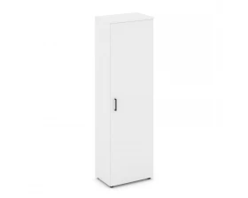 Гардероб узкий неглуб. с полкой и выдвижной штангой 600x400x1982 зад. стенка HDF Style Project images