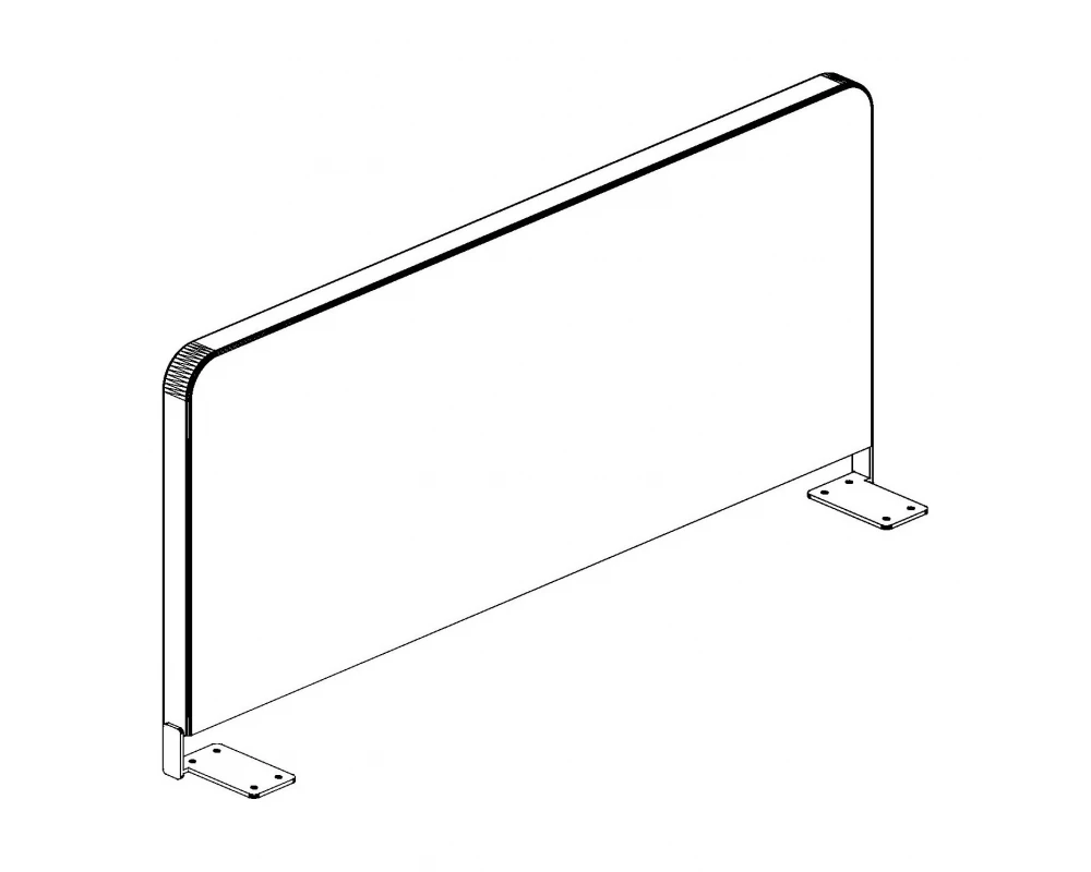 Экран боковой ЛДСП 600х16х397 Style Project