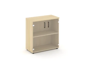 Шкаф низкий широкий прозр. стекло 796x400x833 Стайл Проджект / Style Project images