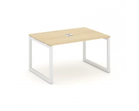 Стол переговорный на О-образном каркасе 50 мм с лючком 980x980x750 Style Project images