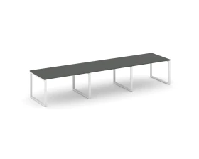 Стол переговорный на О-образном каркасе 60 мм 4410x980x750 Стайл Проджект / Style Project images