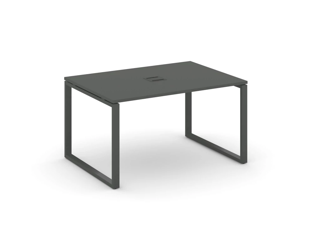 Стол переговорный на О-образном каркасе 60 мм с лючком 980x980x750 Style Project
