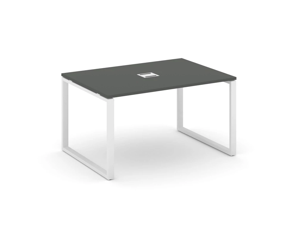 Стол переговорный на О-образном каркасе 60 мм с лючком 980x980x750 Style Project