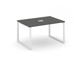 Стол переговорный на О-образном каркасе 60 мм с лючком 980x980x750 Style Project images