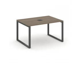 Стол переговорный на О-образном каркасе 60 мм с лючком 980x980x750 Style Project images