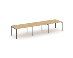 Стол переговорный на П-образном каркасе 40 мм 4410x980x750 Стайл Проджект / Style Project images