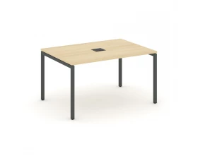 Стол переговорный на П-образном каркасе 40 мм с лючком 980x980x750 Style Project images