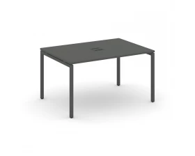 Стол переговорный на П-образном каркасе 40 мм с лючком 980x980x750 Style Project images