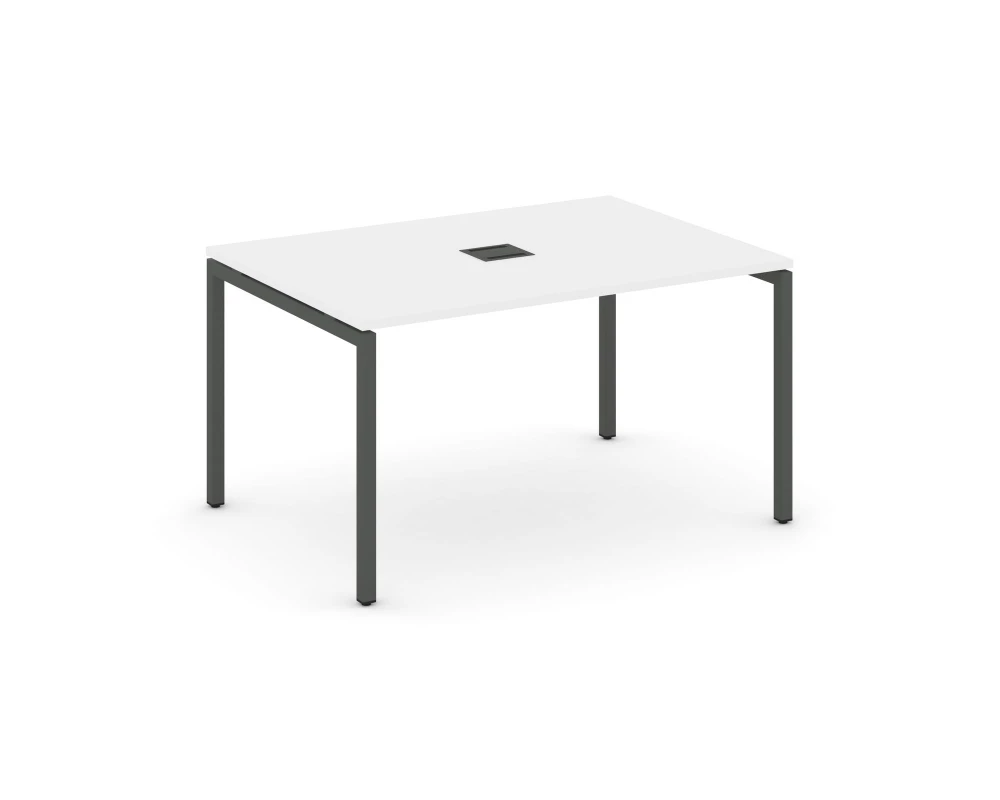 Стол переговорный на П-образном каркасе 40 мм с лючком 980x980x750 Style Project