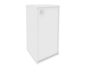 Шкаф низкий узкий 1 низкая дверь ЛДСП правый 412x410x828 Style System images