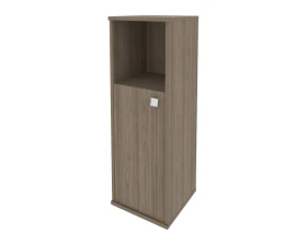 Шкаф средний узкий 1 низкая дверь ЛДСП левый 412x410x1215 Стайл Систем / Style System images