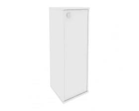 Шкаф средний узкий 1 средняя дверь ЛДСП правый 412x410x1215 Style System images