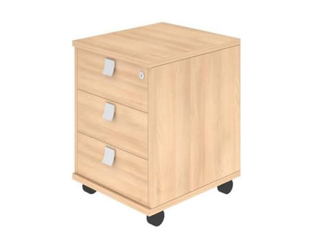 Тумба подкатная 3 ящика с замком Стайл Систем / Style System