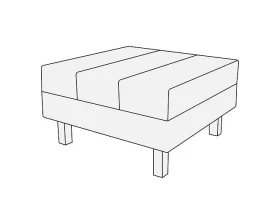 Банкетка 1-х мест. большая Лима images