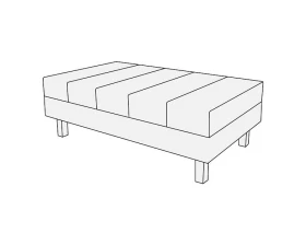 Банкетка 2-х мест. большая Лима images