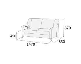 Диван 2-х местный Зевс images