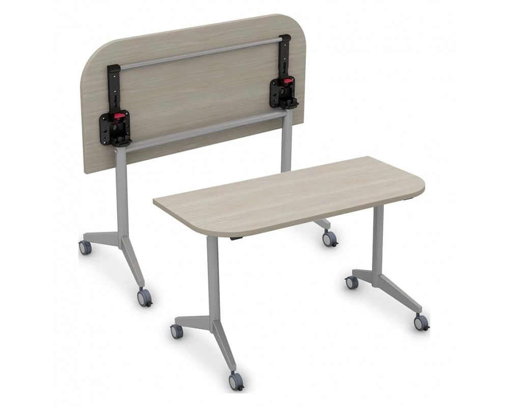 Складной радиусный стол с фиксаторами (1450*600*725) 8ФСРР.102 BEND new