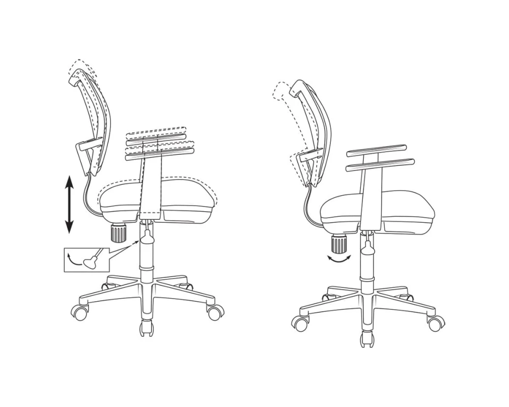 Кресло Бюрократ Ch-797AXSN