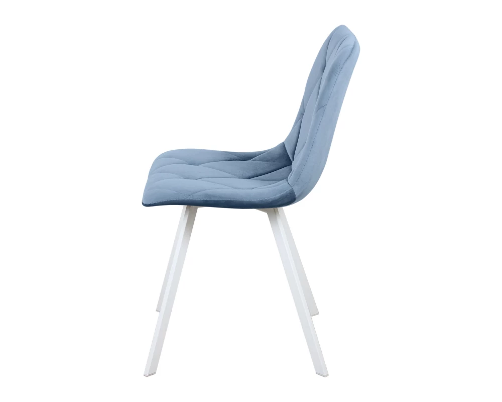 Стул обеденный Рокки ножки прямоугольные белые