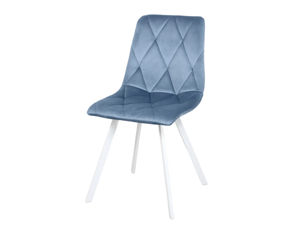 Стул обеденный Рокки ножки прямоугольные белые