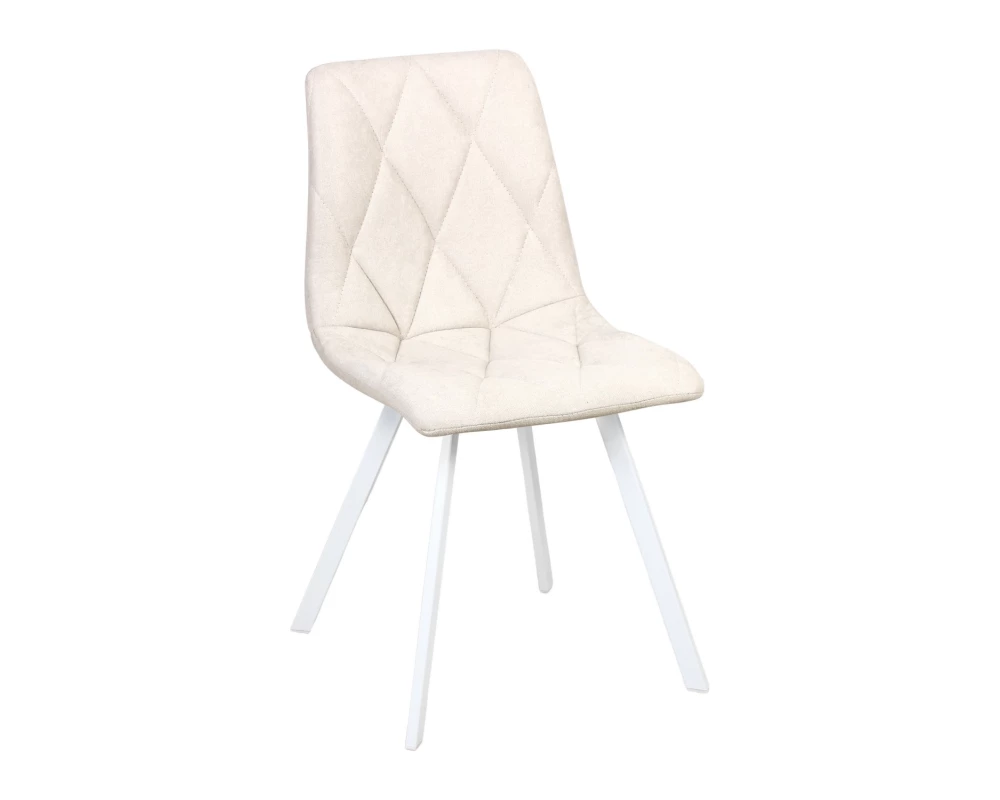 Стул обеденный Рокки ножки прямоугольные белые