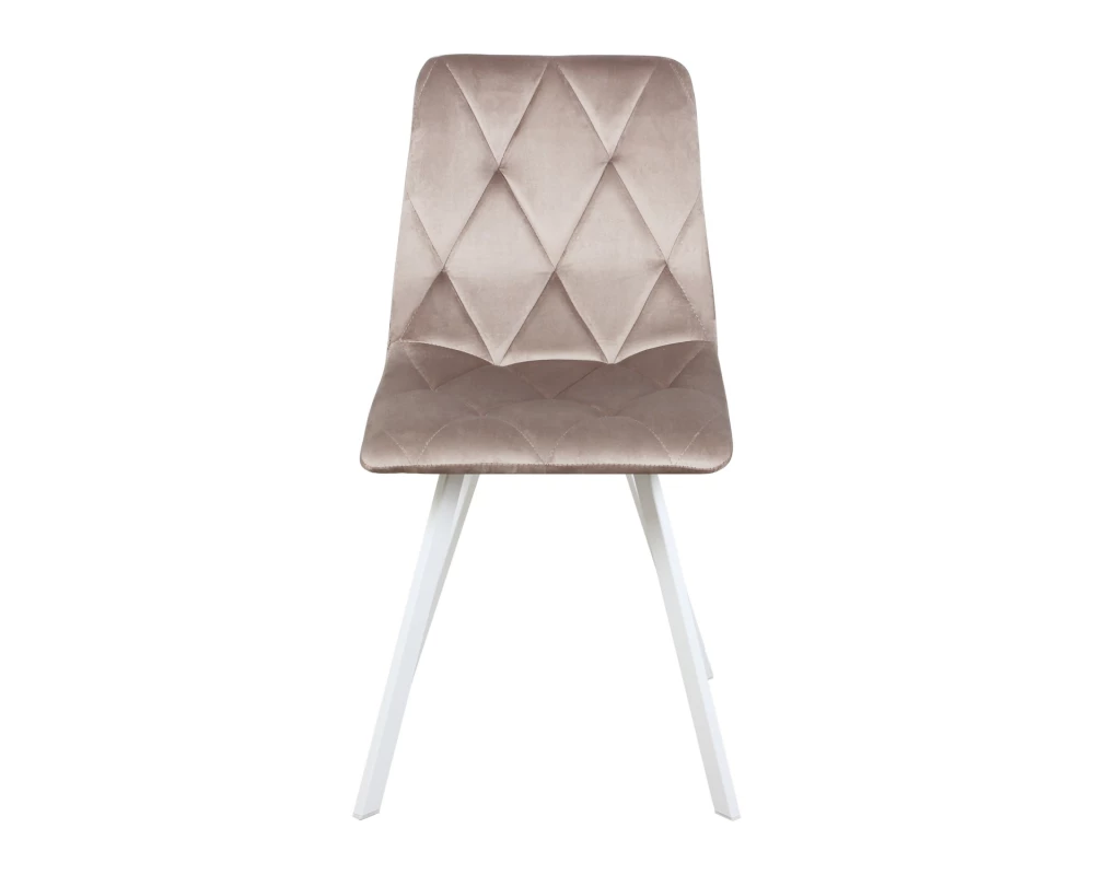 Стул обеденный Рокки ножки прямоугольные белые