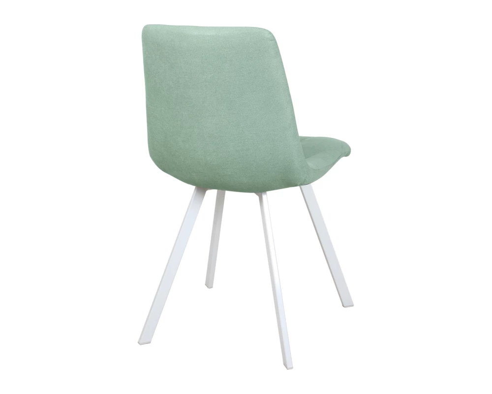 Стул обеденный Рокки ножки прямоугольные белые